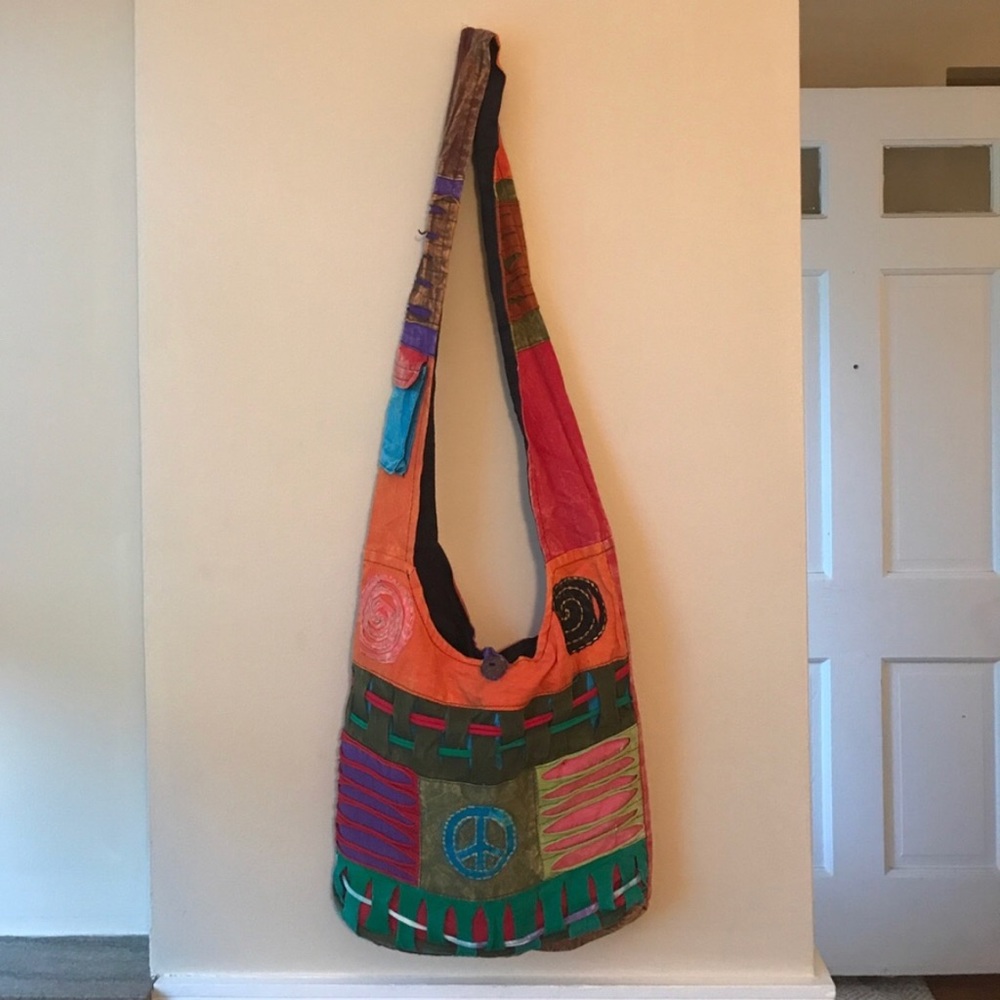 Multi-Colored Crossbody Bag
